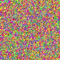 Multicolor seamless cubic texture. Vector. Random.