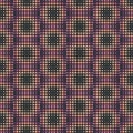 Multicolor Seamless Dot Grid Pattern Royalty Free Stock Photo