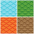 Multicolor seamless vector pattern.