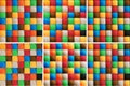 Patchwork set seamless patterns Royalty Free Stock Photo