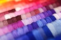 Multicolor sewing threads background Royalty Free Stock Photo