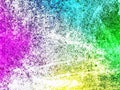 Multicolor spray. Vector gradient, colorful abstract grainy texture Royalty Free Stock Photo