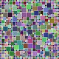 Multicolor square mosaic design Royalty Free Stock Photo