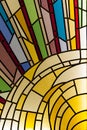 Multicolor stain-glass wallpaper background Royalty Free Stock Photo