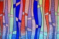 Multicolor stain-glass wallpaper background Royalty Free Stock Photo