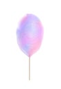 Multicolor sweet cotton candy on background