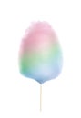 Multicolor sweet cotton candy on background Royalty Free Stock Photo