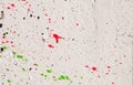 Multicolor textured background on a white wall. Blood ink splatter Royalty Free Stock Photo