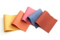 Multicolor tone of fabric sample Royalty Free Stock Photo