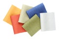 Multicolor tone of fabric sample Royalty Free Stock Photo