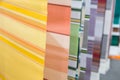 Multicolor tone of fabric sample Royalty Free Stock Photo