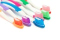 Multicolor toothbrushes