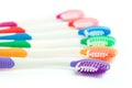 Multicolor toothbrushes