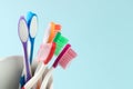 Multicolor toothbrushes