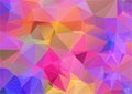 Multicolor triangle abstract background