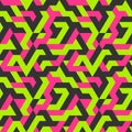 Multicolor triangle zigzag Seamless Pattern.