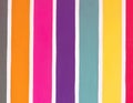 Multicolor vertical striped pattern on cement wall. Colorful painted on cement surface of the wall. Graffiti in the colors of Royalty Free Stock Photo