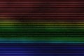 Multicolor vhs glitch noise background realistic flickering, analog vintage TV signal with bad interference, static noise