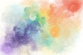 Multicolor watercolor background