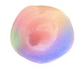 Multicolor watercolor pastel round spot. Hand drawn spot. Background for a logo, title or sales banner