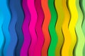 Multicolor waves abstract background