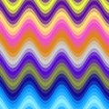 Multicolor waves lines abstract pattern background