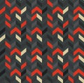 Multicolor zigzag seamless pattern. Modern Colour trends.