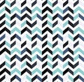 Multicolor zigzag seamless pattern. Modern Colour trends.