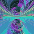 Multicolored abstract background, curved shape, lines, texture and pattern Royalty Free Stock Photo