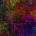 A multicolored abstract background. Mixed media. Rainbow hatching. Vector Illustrated