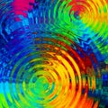 Multicolored abstract background, texture and pattern, digital illustration Royalty Free Stock Photo