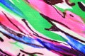Multicolored abstract fabric texture background