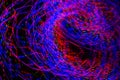 Multicolored abstract lights motion blur Royalty Free Stock Photo