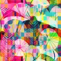 Multicolored abstract pattern, background