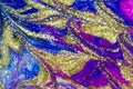 Luxury abstract background of glitter paint swirls Royalty Free Stock Photo