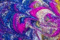 Luxury abstract background of glitter paint swirls Royalty Free Stock Photo