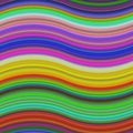 Multicolored abstract wave background Royalty Free Stock Photo