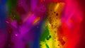 Multicolored abstraction with brushstrokes. Colorful multicolored background painted with colors Royalty Free Stock Photo