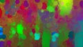 Multicolored abstraction. Colorful multicolored background painted with green, blue and red colors. Generated AI. Royalty Free Stock Photo