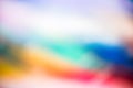 Multicolored abstraction in defocus