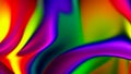 Multicolored abstraction with wavy lines. Colorful multicolored background of green, purple, red and blue colors. Royalty Free Stock Photo