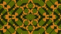 Colored African fabric - Seamless and textured pattern, geometric design, photo, green orange and black colors