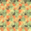 Multicolored angular wattled pattern background