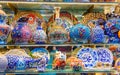 Multicolored authentic lamps Grand Bazaar in Istanbul Royalty Free Stock Photo