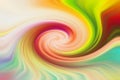 Multicolored background with swirling lines. Bright rainbow swirl background Royalty Free Stock Photo