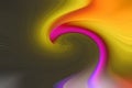 Multicolored background with swirling lines. Bright rainbow swirl background Royalty Free Stock Photo