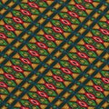 Multicolored background with symmetrical patterns. Royalty Free Stock Photo