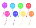 Multicolored balloons