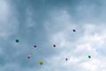 Multicolored balloons Royalty Free Stock Photo