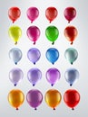 Multicolored balloons